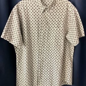 Maui Trading Company Short Sleeve Button Down Shirt Men XL